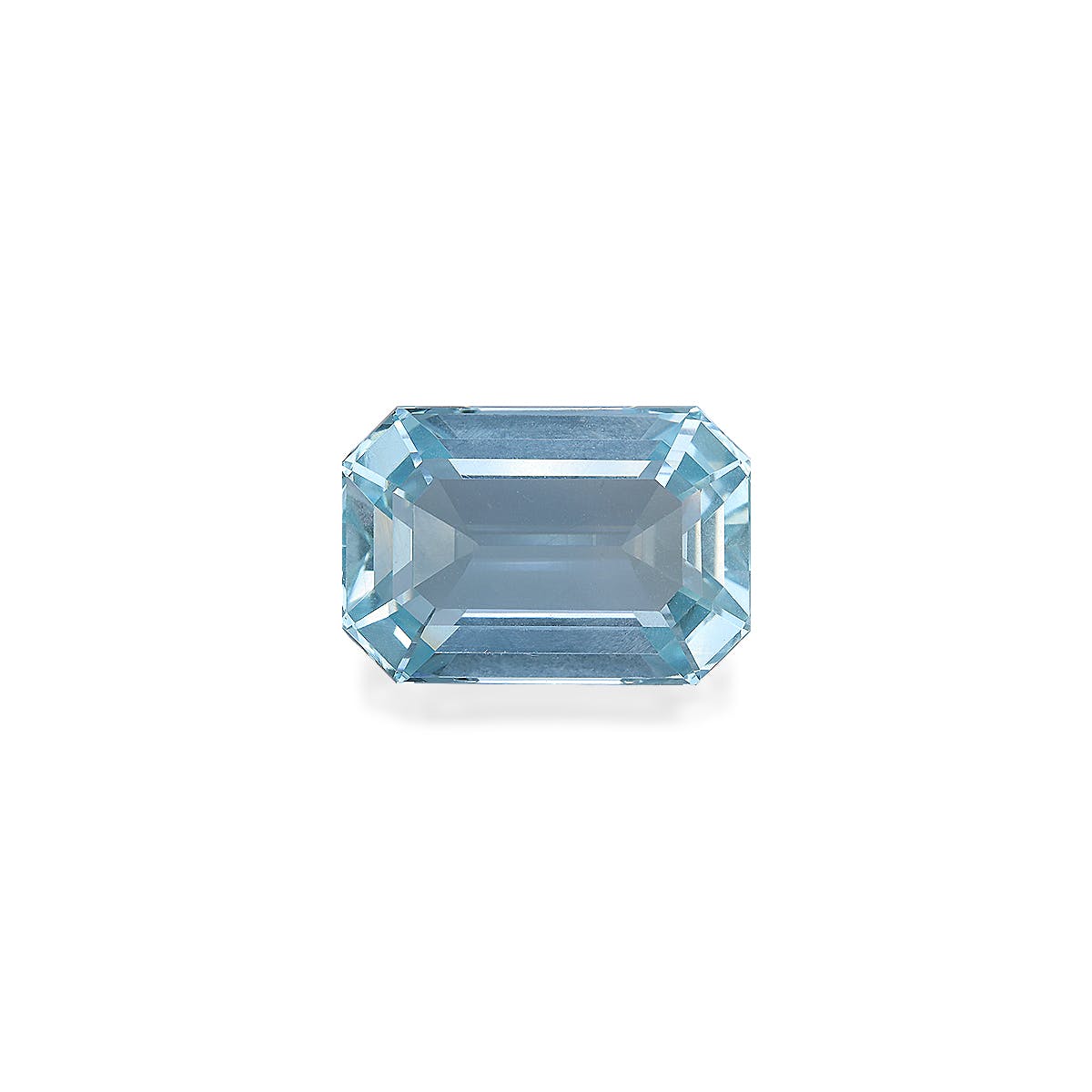 Aquamarine Rectangular Emerald Cut Baby Blue