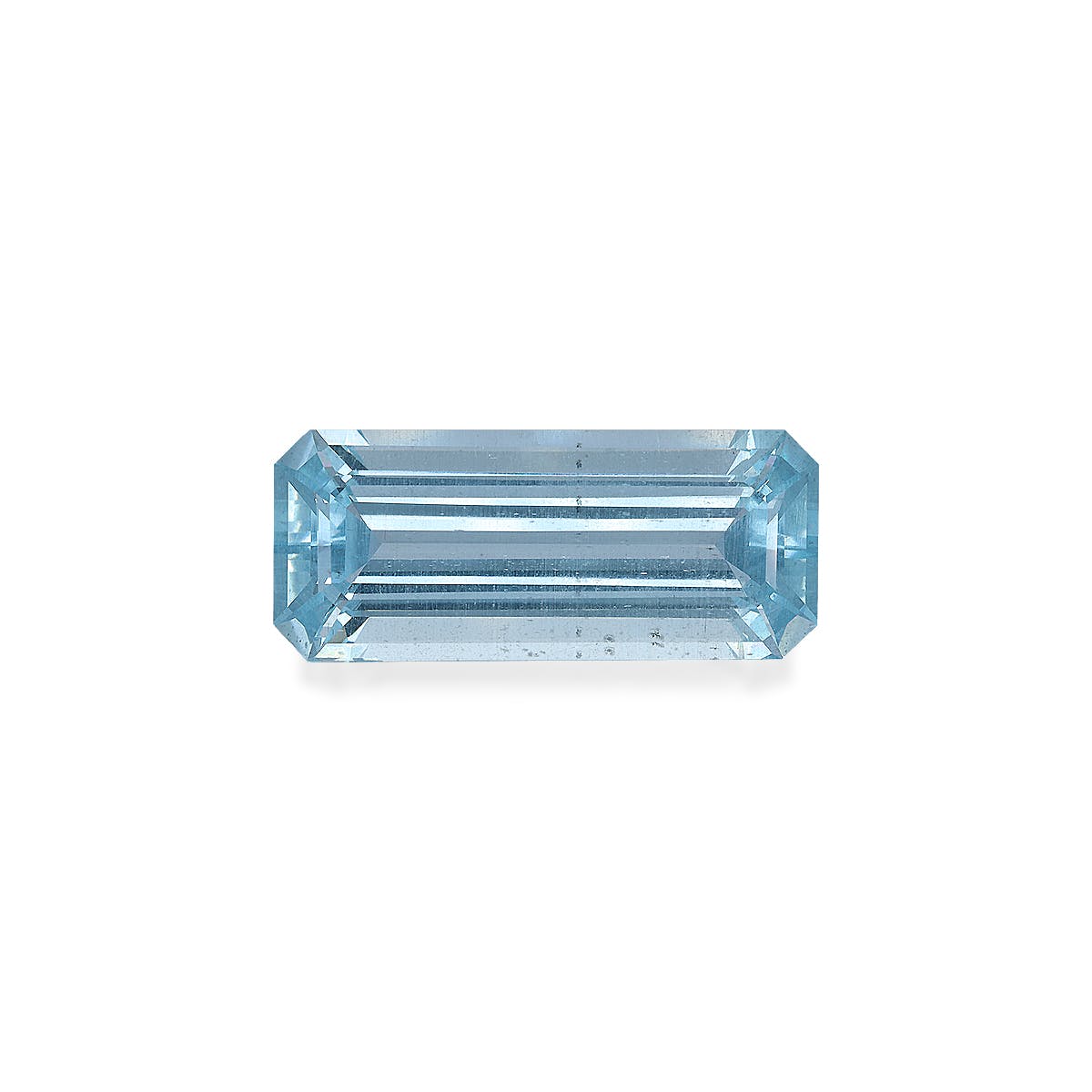 Aquamarine Rectangular Emerald Cut Baby Blue