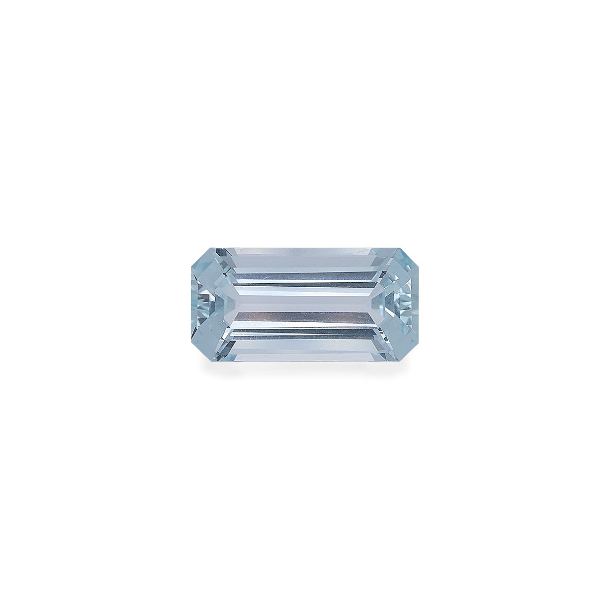 Aquamarine Rectangular Emerald Cut Sky Blue