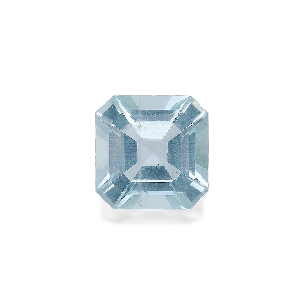 Aquamarine Square Asscher Cut Sky Blue