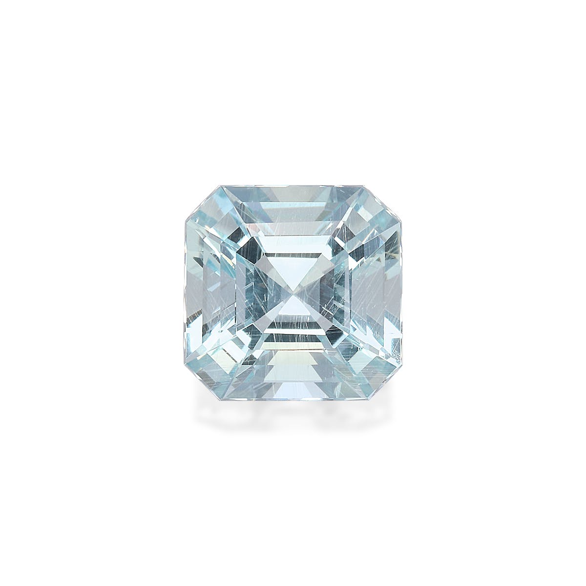 Aquamarine Square Asscher Cut Sky Blue