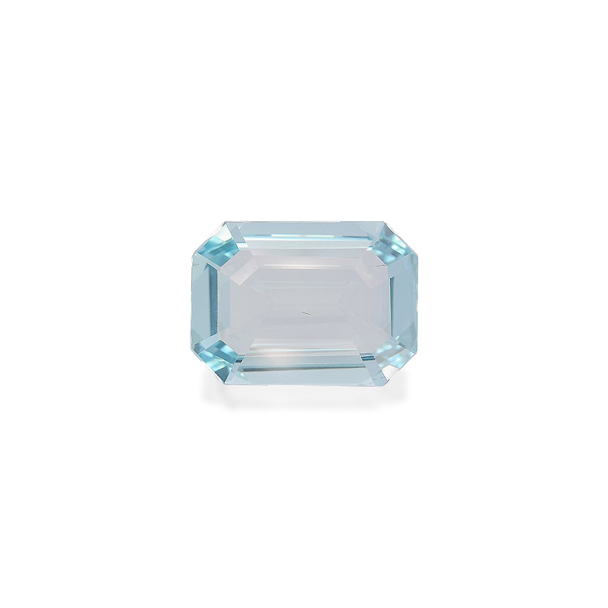 Aquamarine Rectangular Emerald Cut Sky Blue