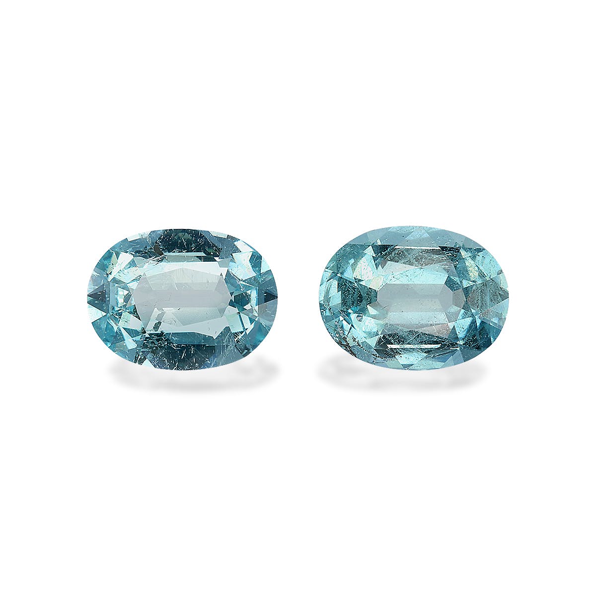 Aquamarine Oval Fine Step Cut Blue