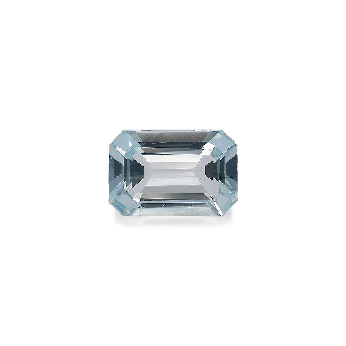 Aquamarine Rectangular Emerald Cut Sky Blue