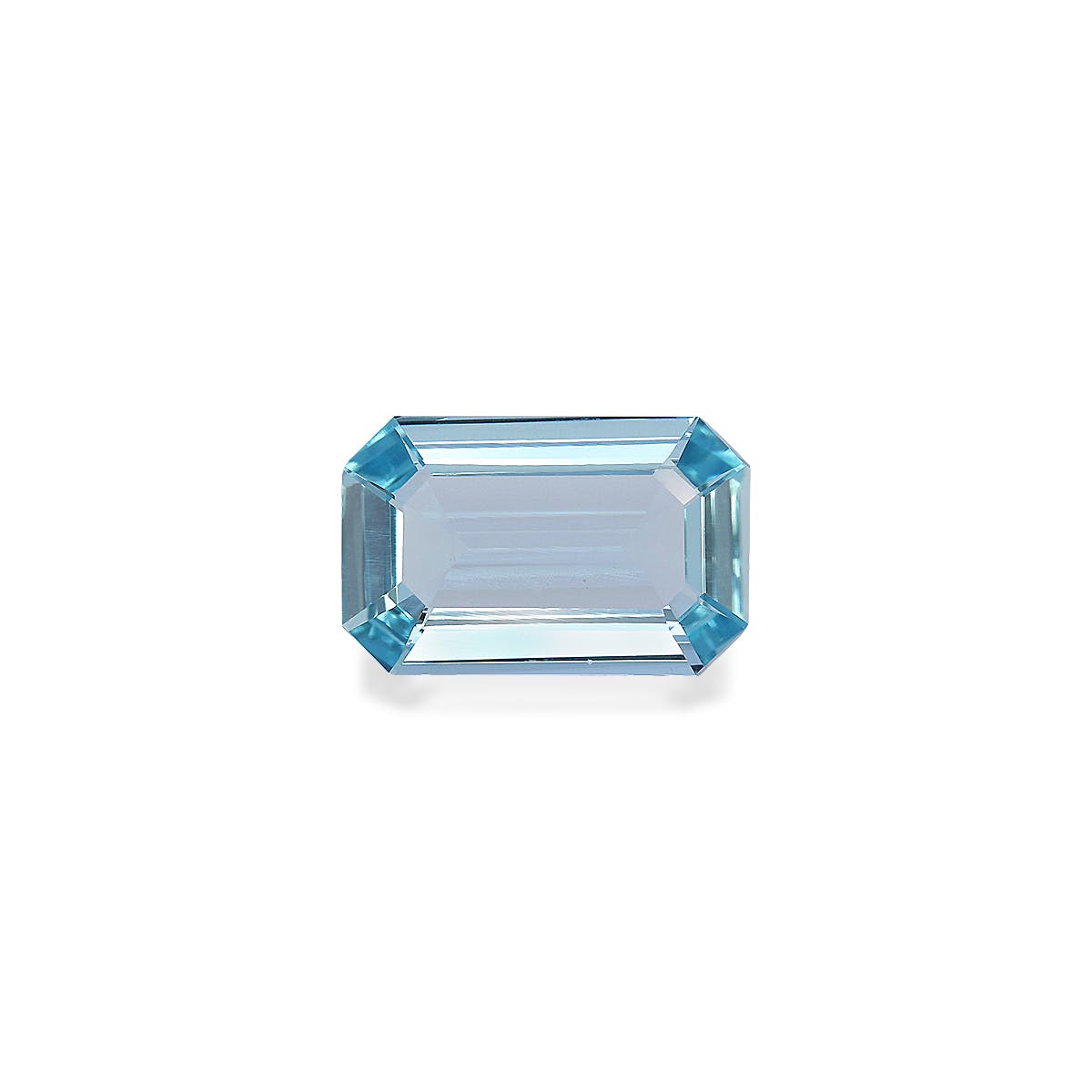 Aquamarine Rectangular Emerald Cut Arctic Blue