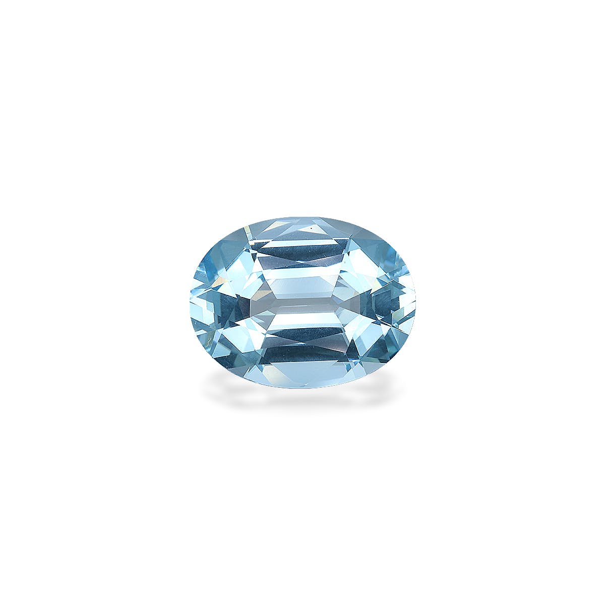 Aquamarine Oval Emerald Cut Baby Blue