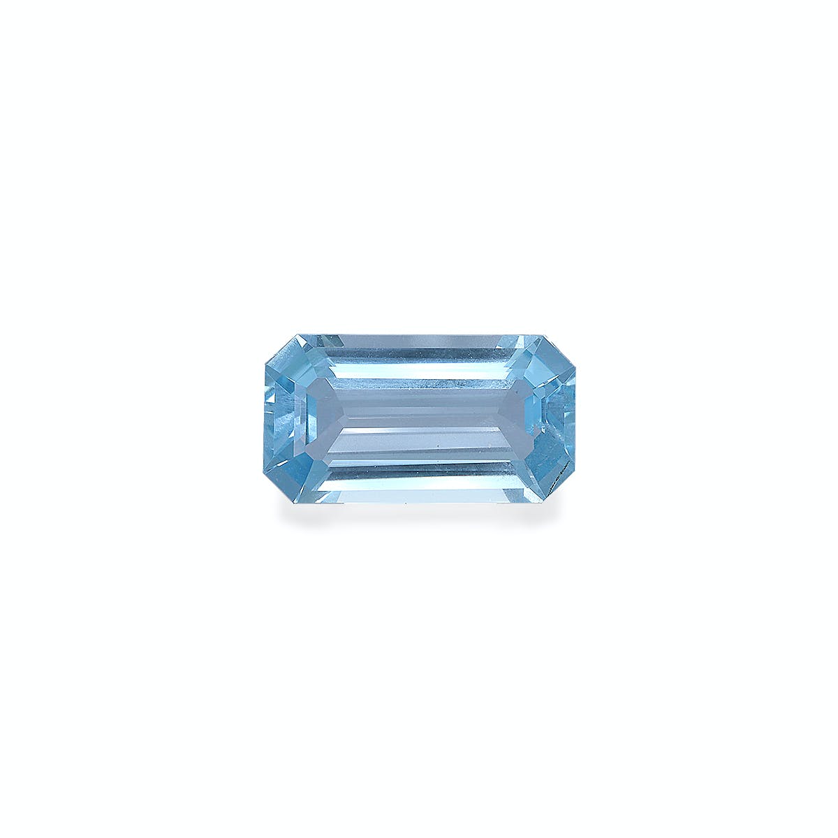 Aquamarine Rectangular Emerald Cut Baby Blue