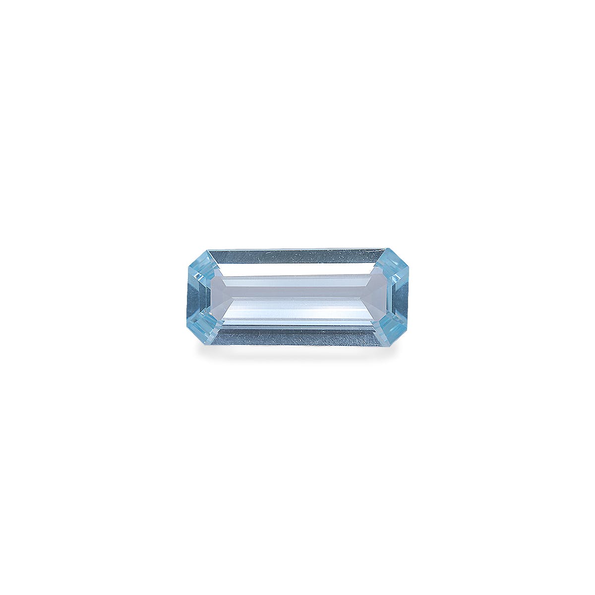 Aquamarine Rectangular Emerald Cut Baby Blue