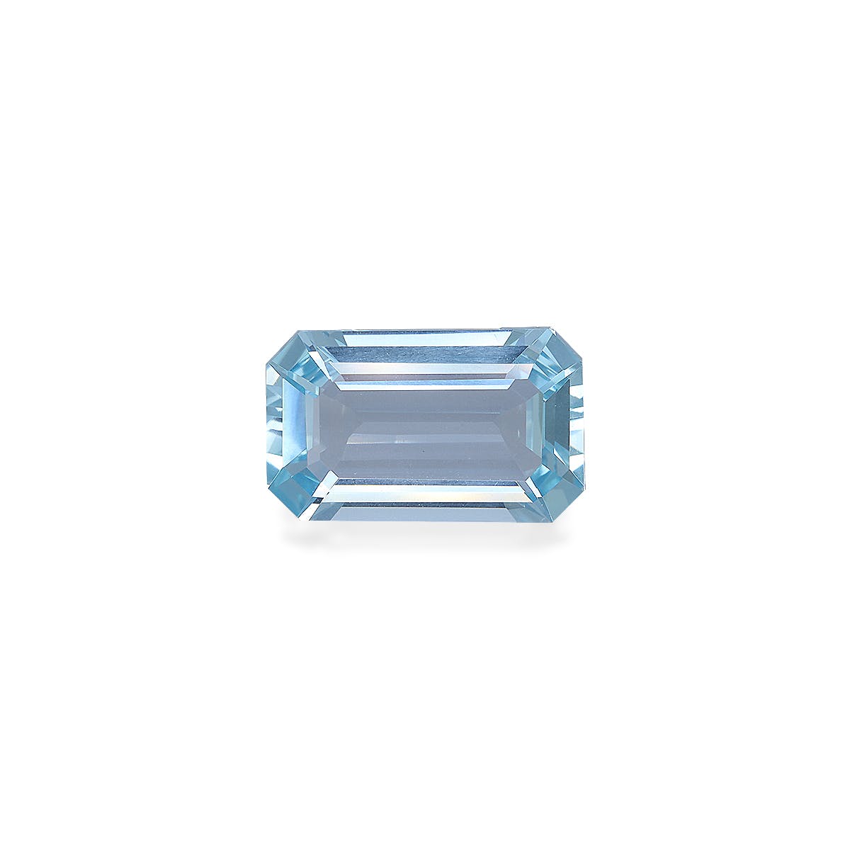 Aquamarine Rectangular Emerald Cut Baby Blue