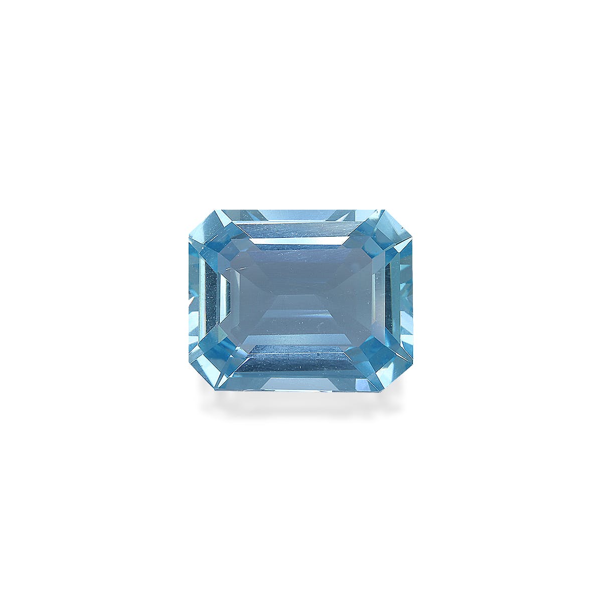 Aquamarine Rectangular Emerald Cut Blue