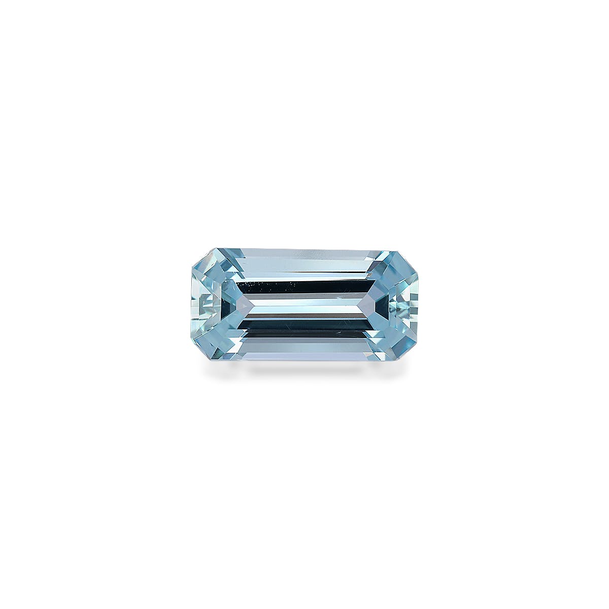 Aquamarine Rectangular Emerald Cut Baby Blue