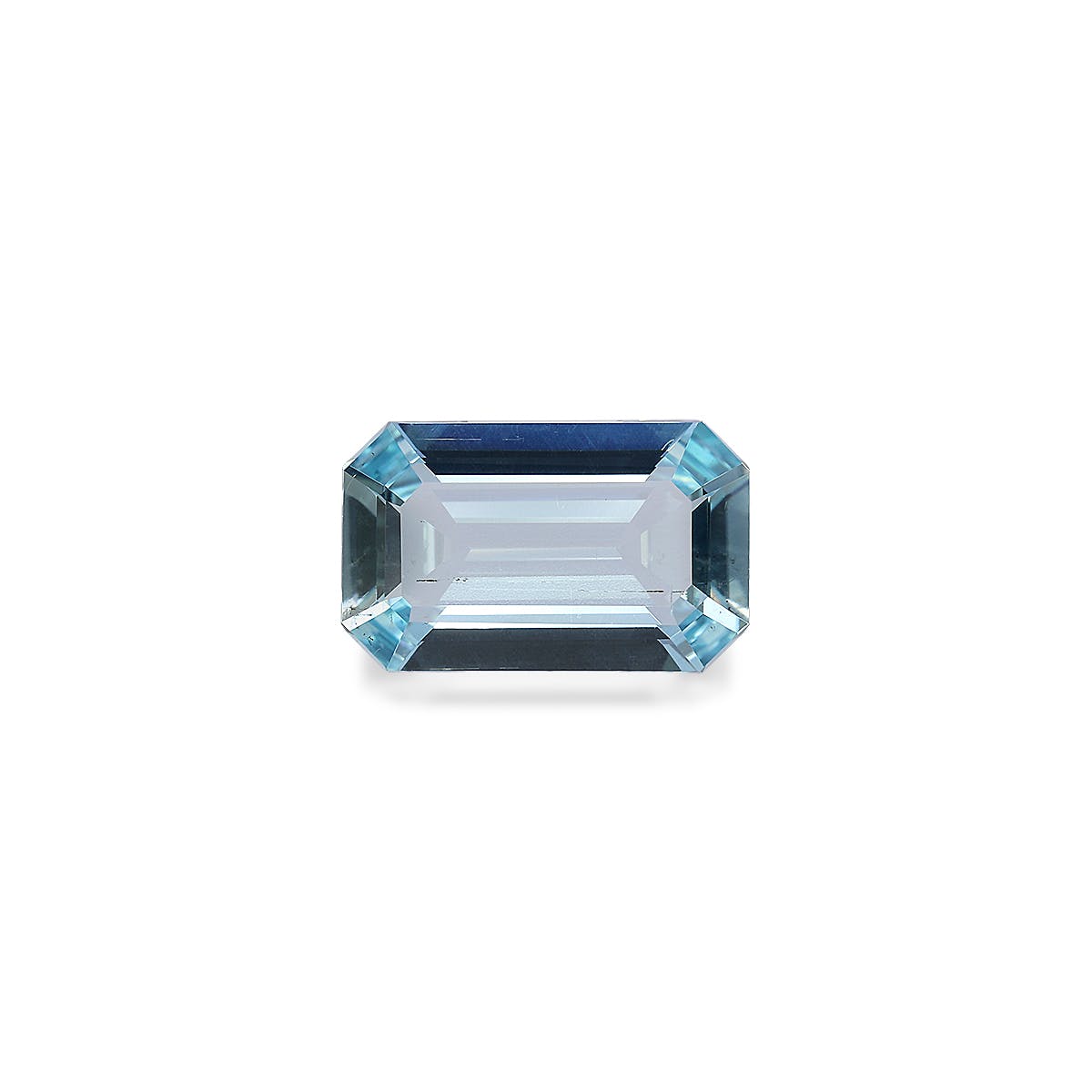 Aquamarine Rectangular Emerald Cut Baby Blue