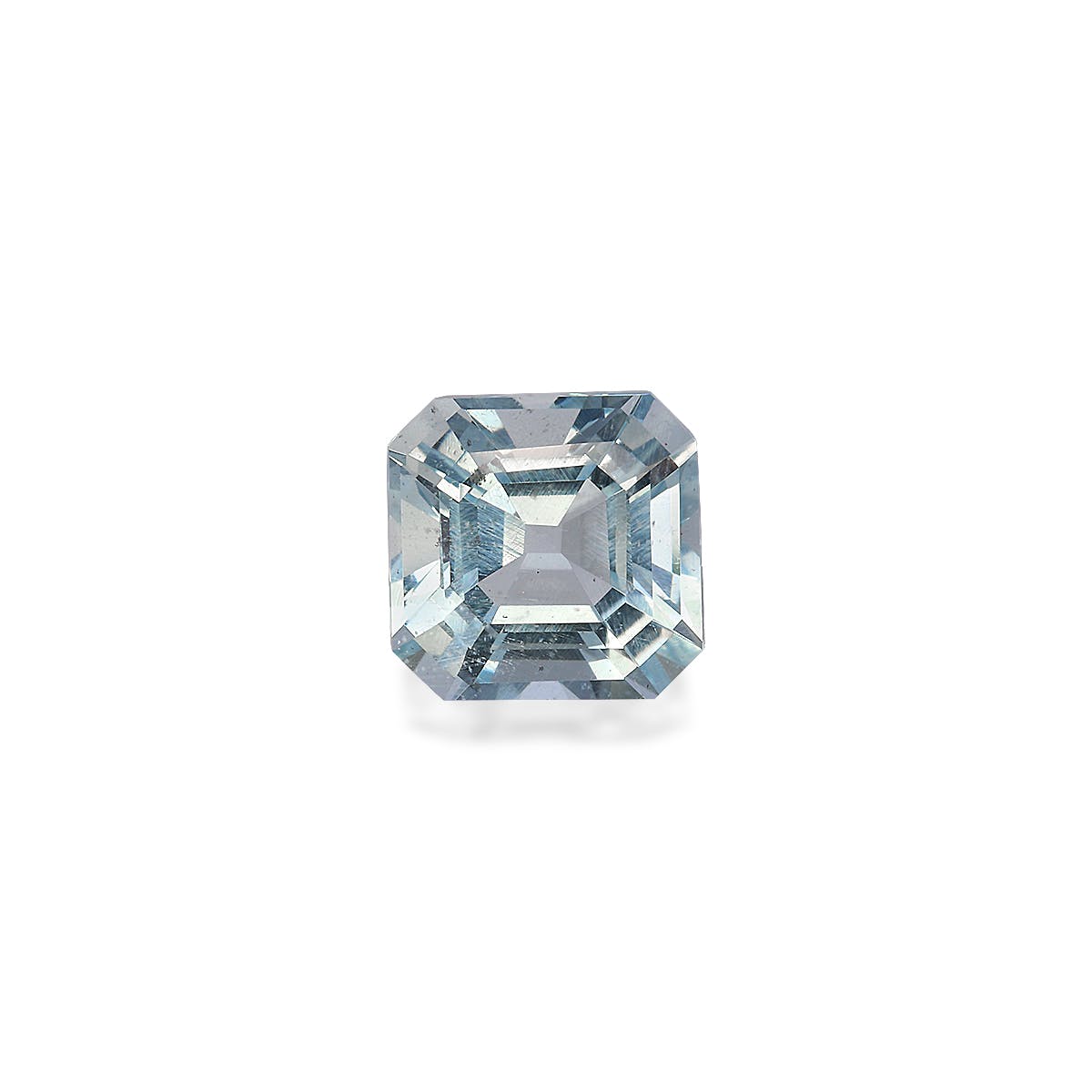 Aquamarine Square Asscher Cut Sky Blue