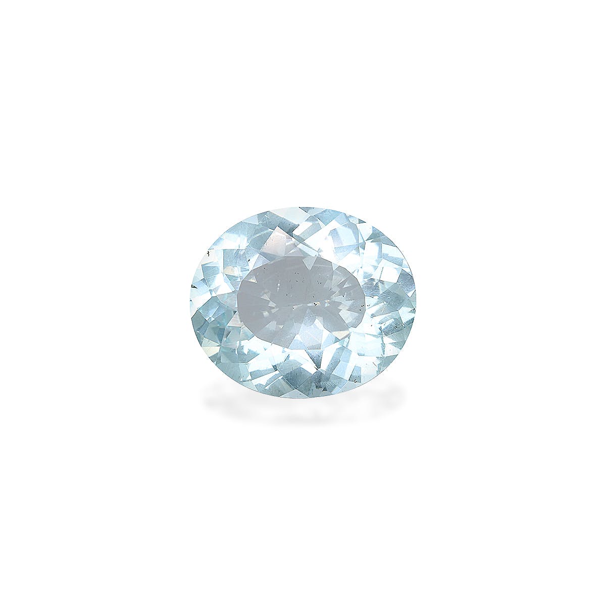 Aquamarine Oval Modified Brilliant Cut Sky Blue