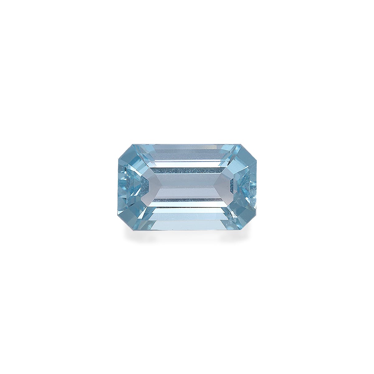 Aquamarine Rectangular Emerald Cut Sky Blue