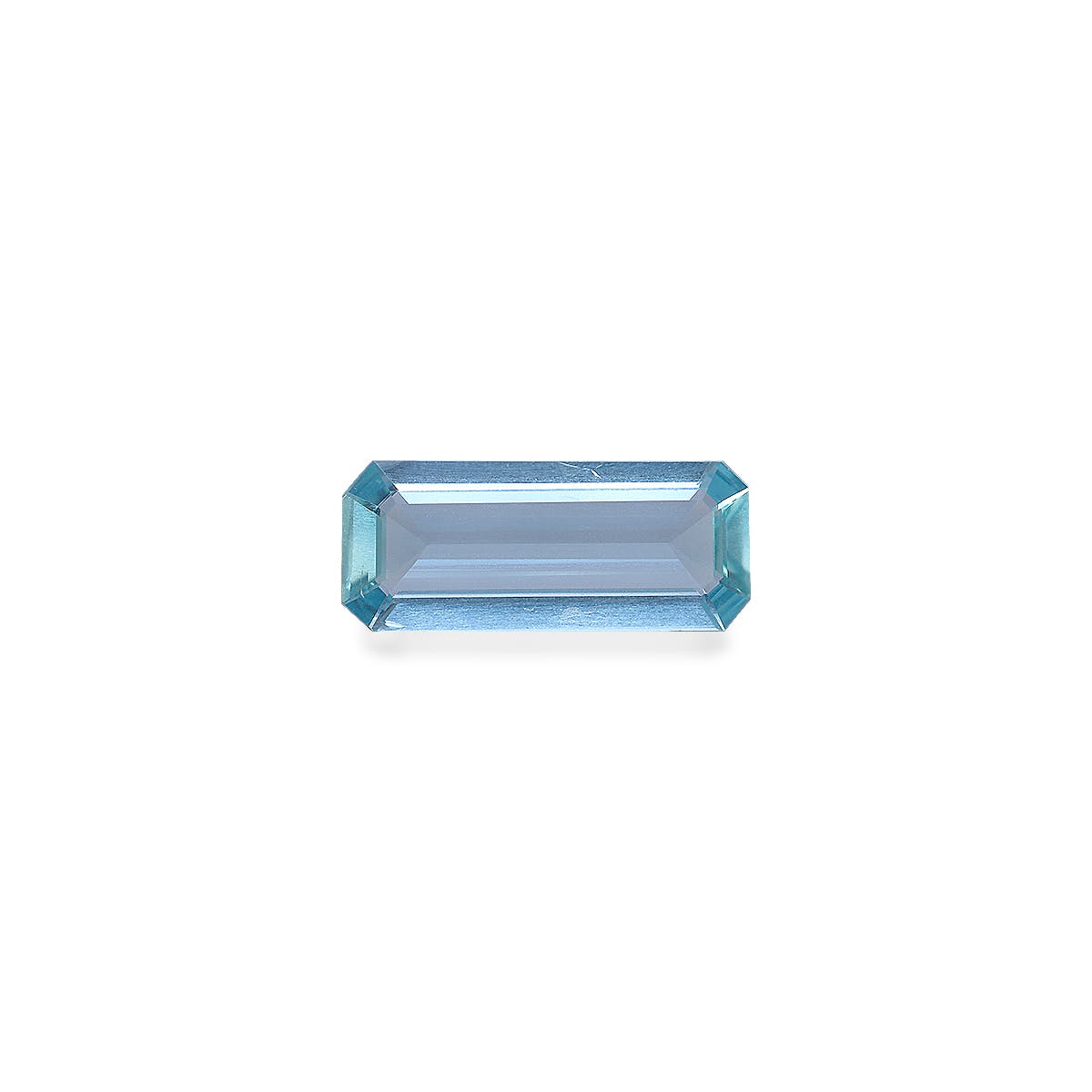 Aquamarine Rectangular Emerald Cut Arctic Blue