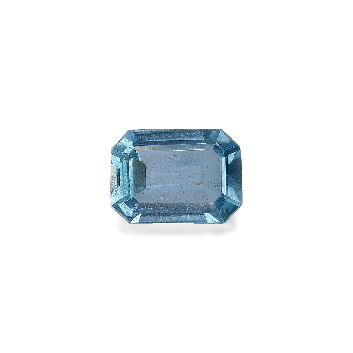 Aquamarine Rectangular Emerald Cut Ice Blue