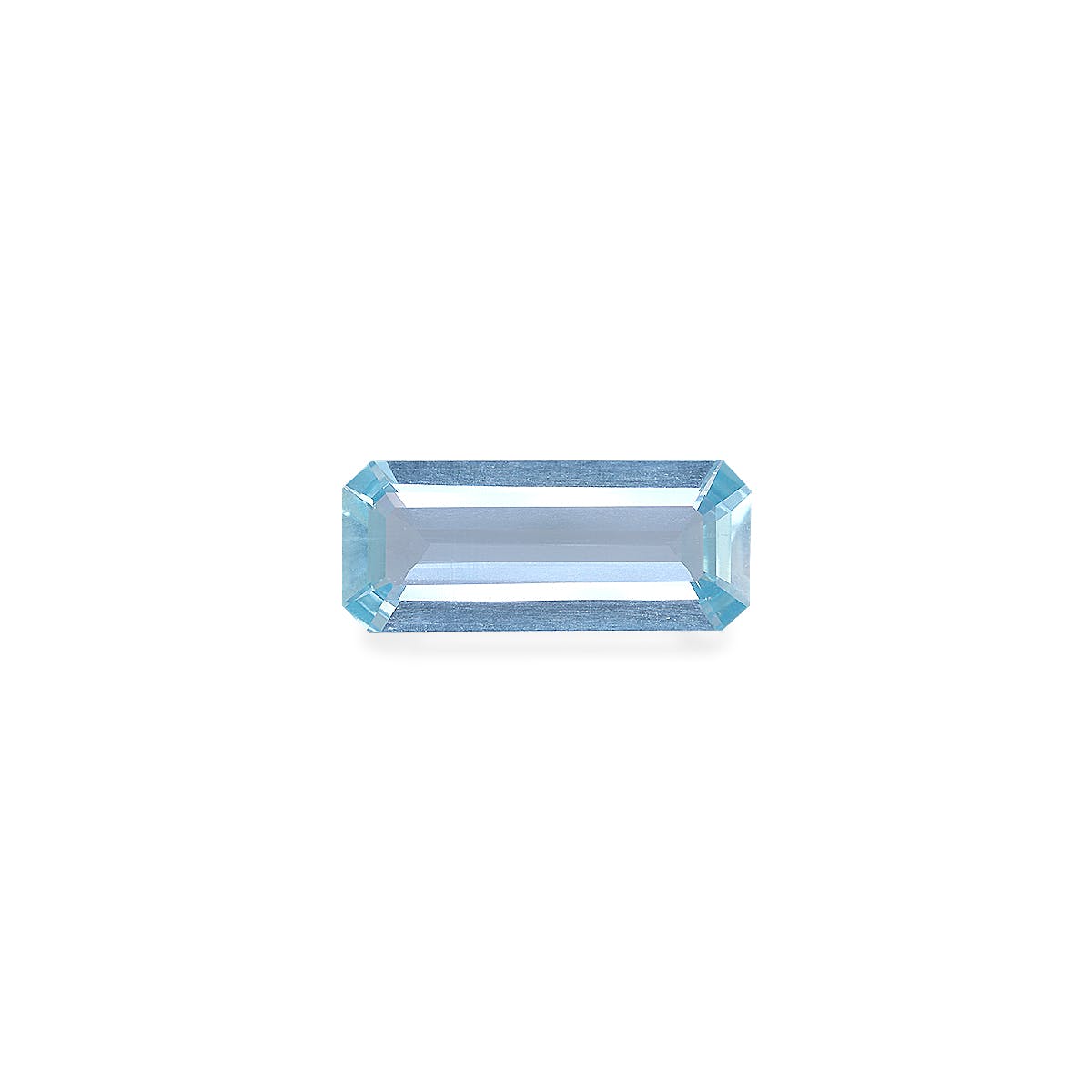 Aquamarine Rectangular Emerald Cut Baby Blue