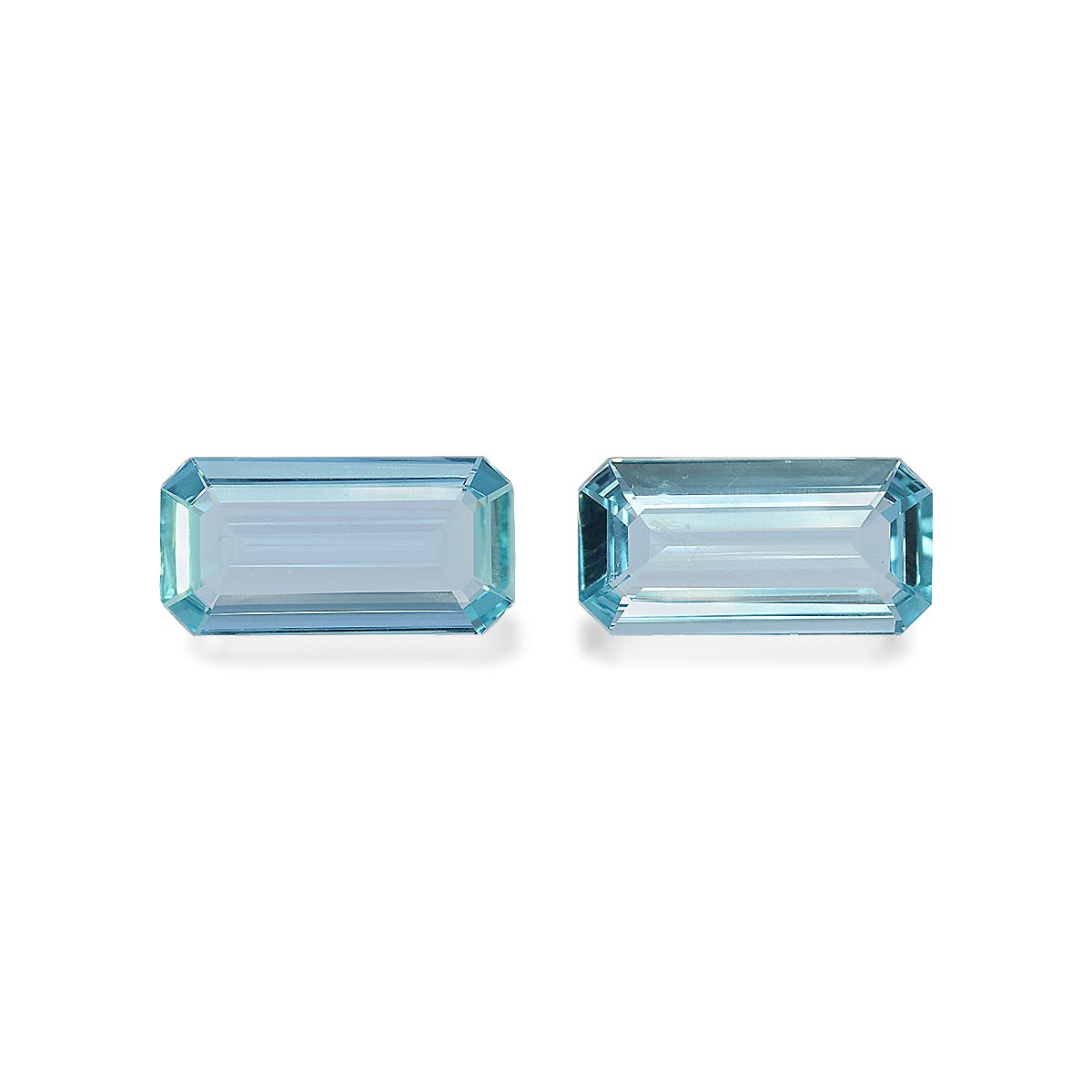 Aquamarine Rectangular Emerald Cut Baby Blue