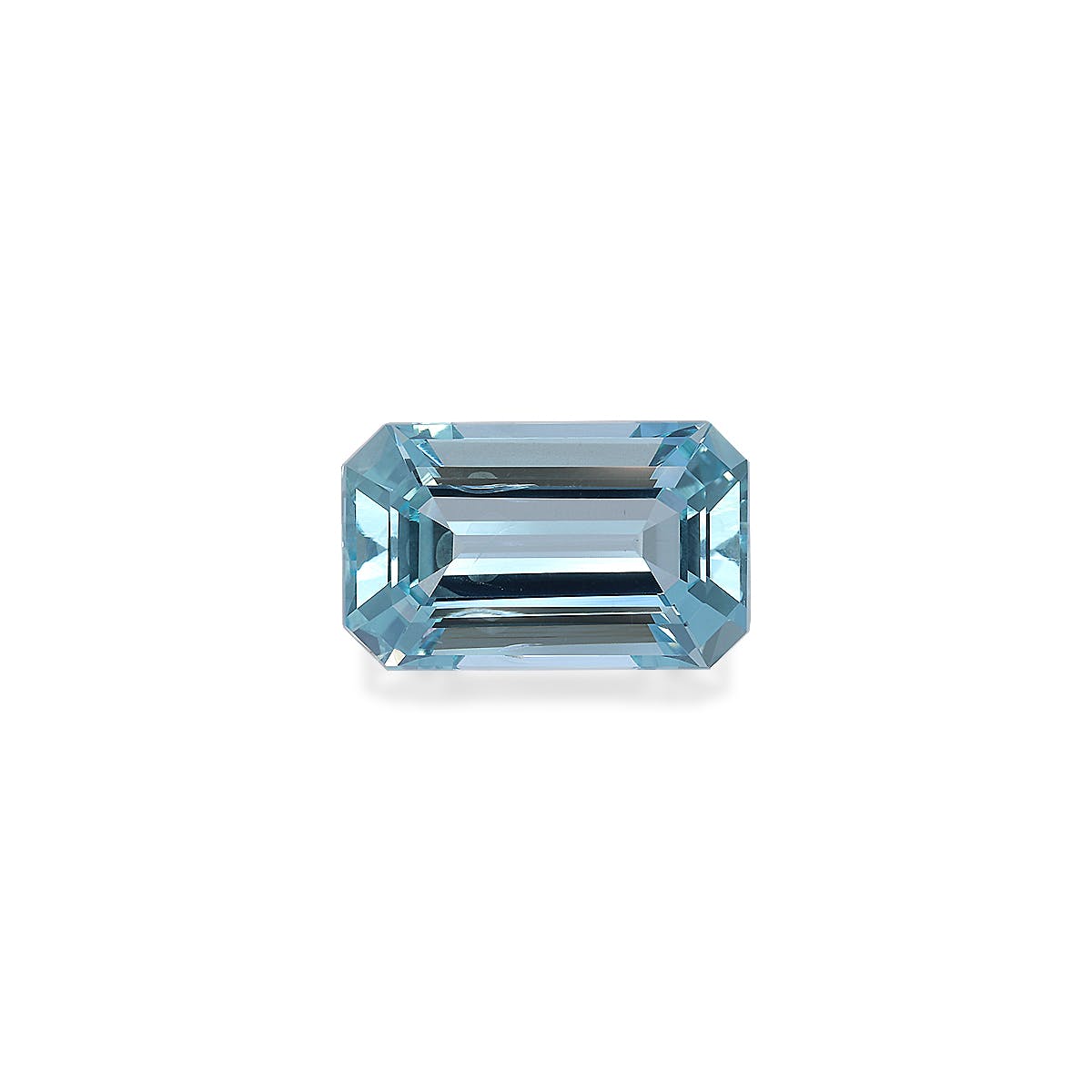 Aquamarine Rectangular Emerald Cut Ice Blue