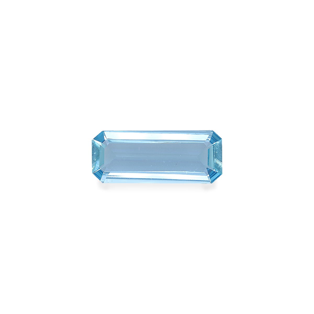 Aquamarine Rectangular Emerald Cut Arctic Blue