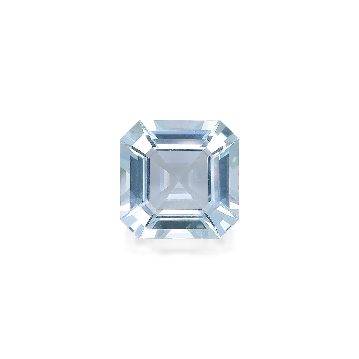 Aquamarine Square Asscher Cut Sky Blue