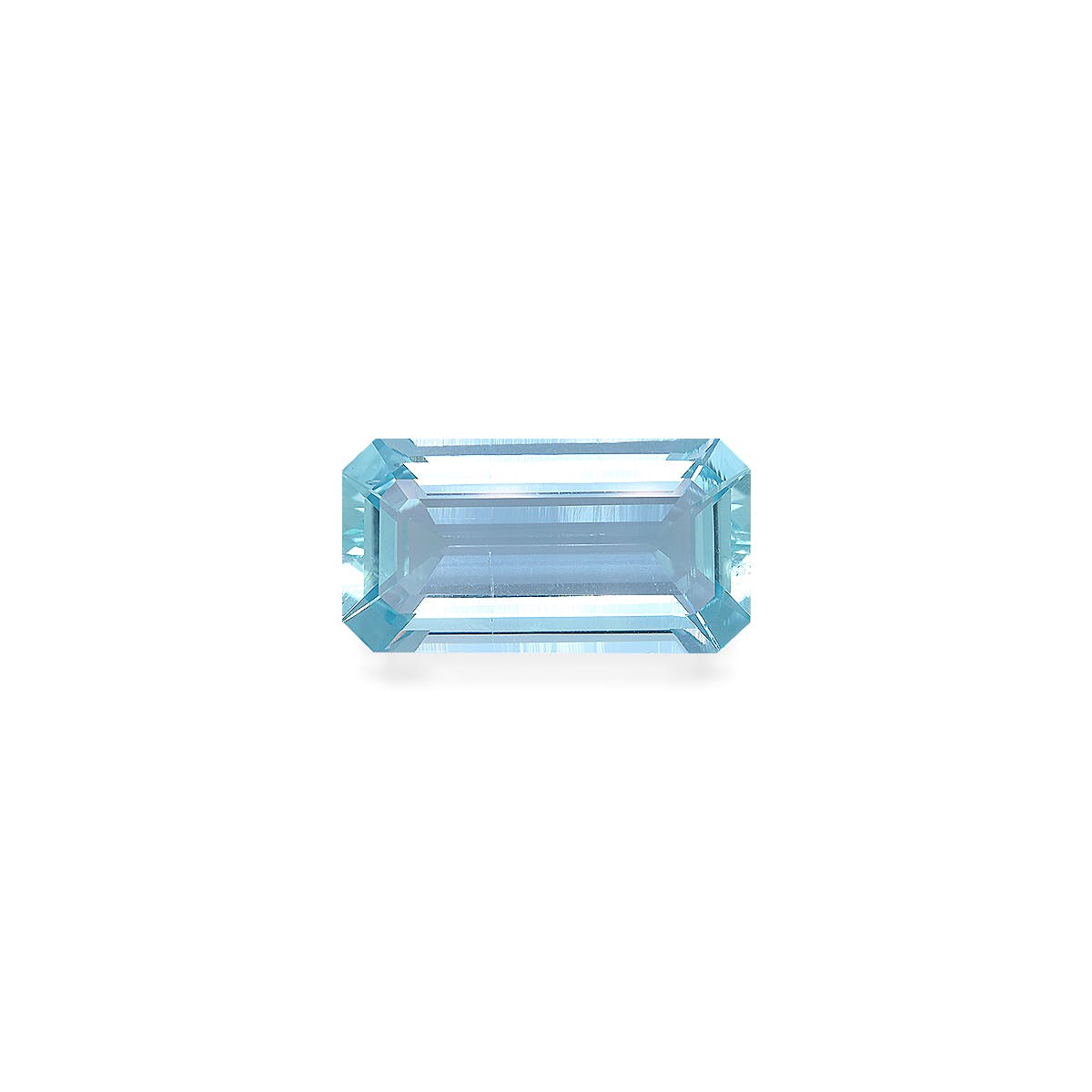 Aquamarine Rectangular Emerald Cut Baby Blue