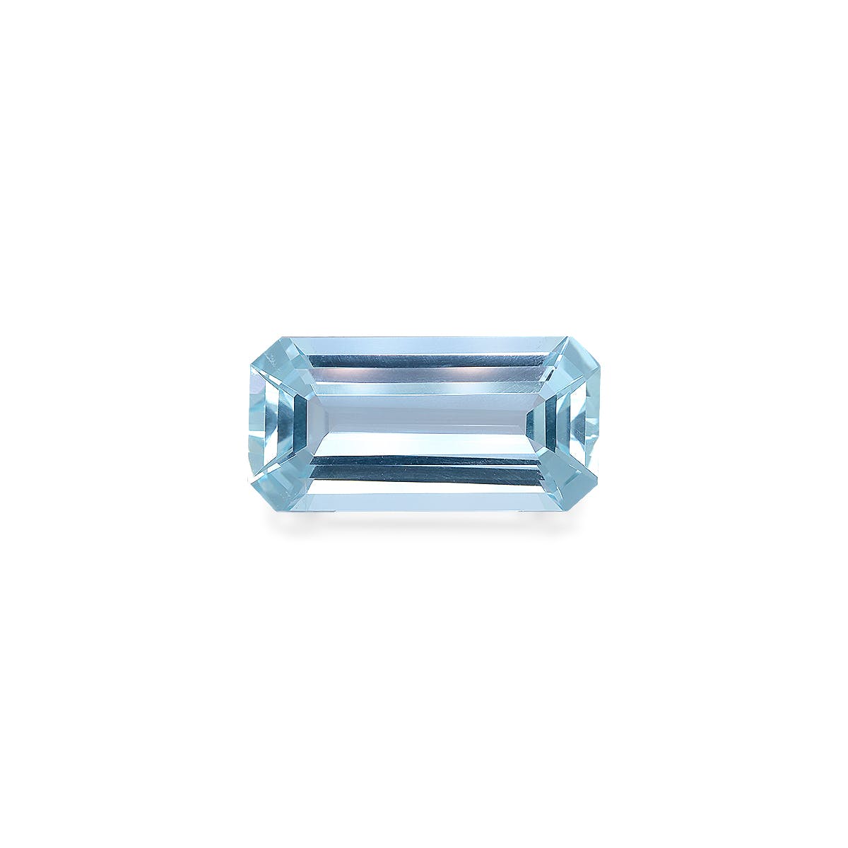 Aquamarine Rectangular Emerald Cut Baby Blue