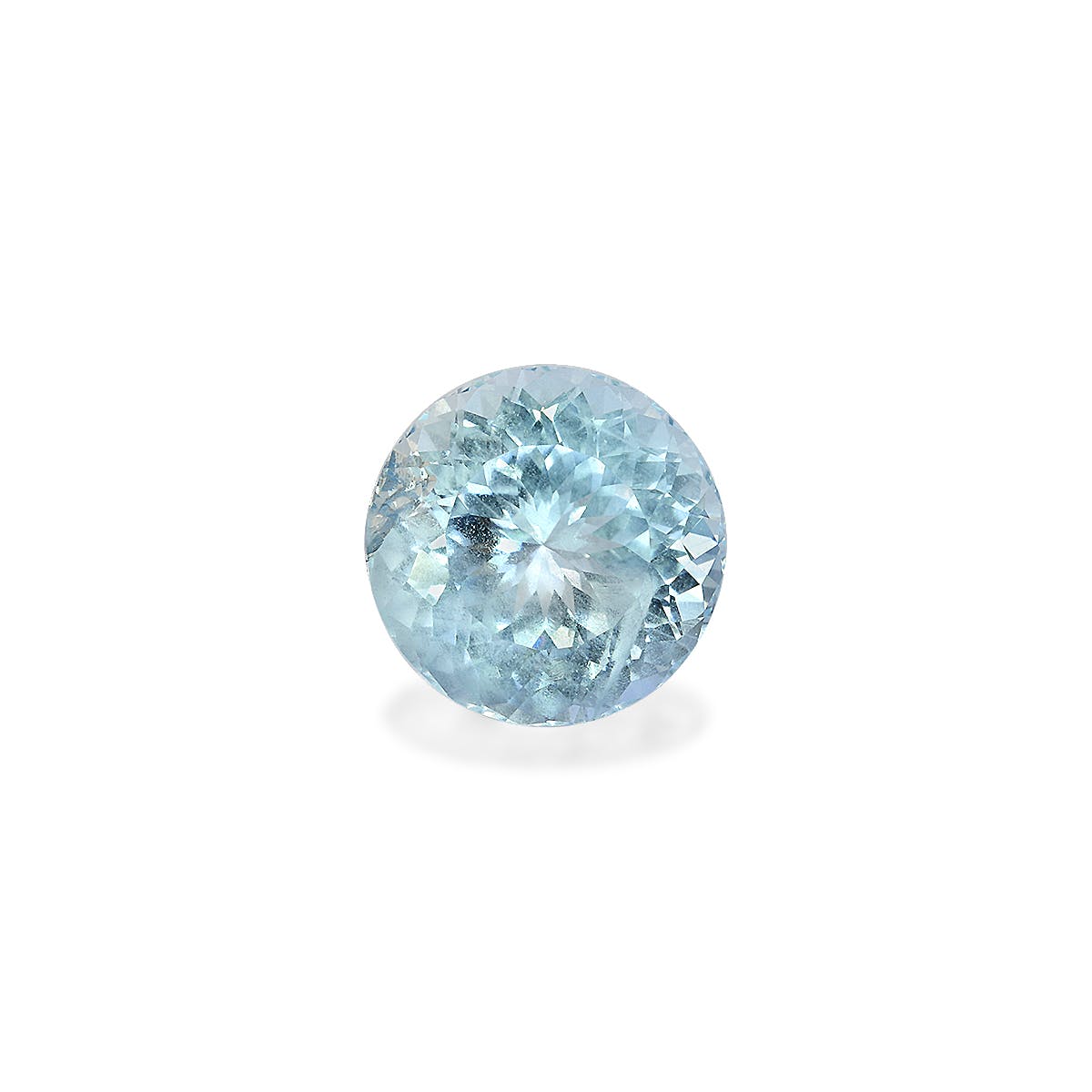 Aquamarine Round Modified Brilliant Cut Sky Blue