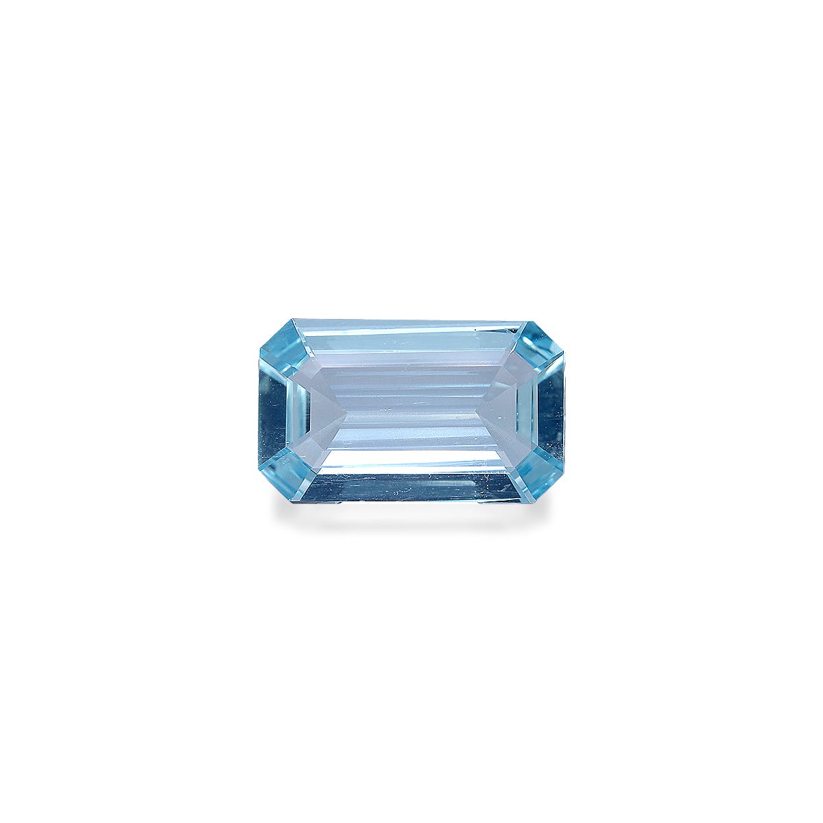 Aquamarine Rectangular Emerald Cut Baby Blue