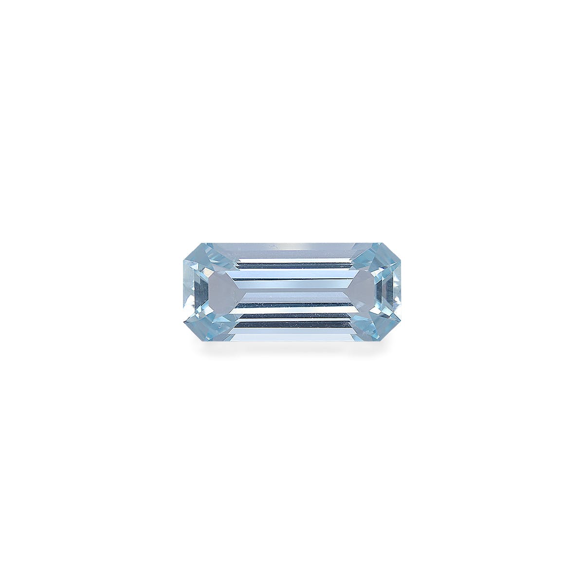 Aquamarine Rectangular Emerald Cut Baby Blue