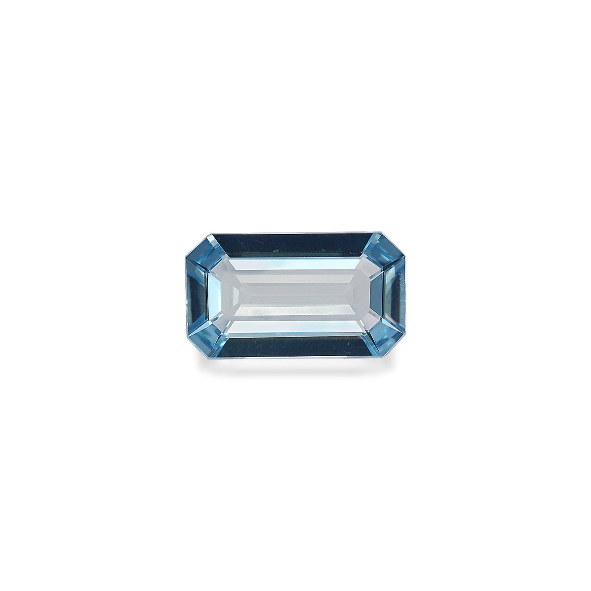 Aquamarine Rectangular Emerald Cut Baby Blue