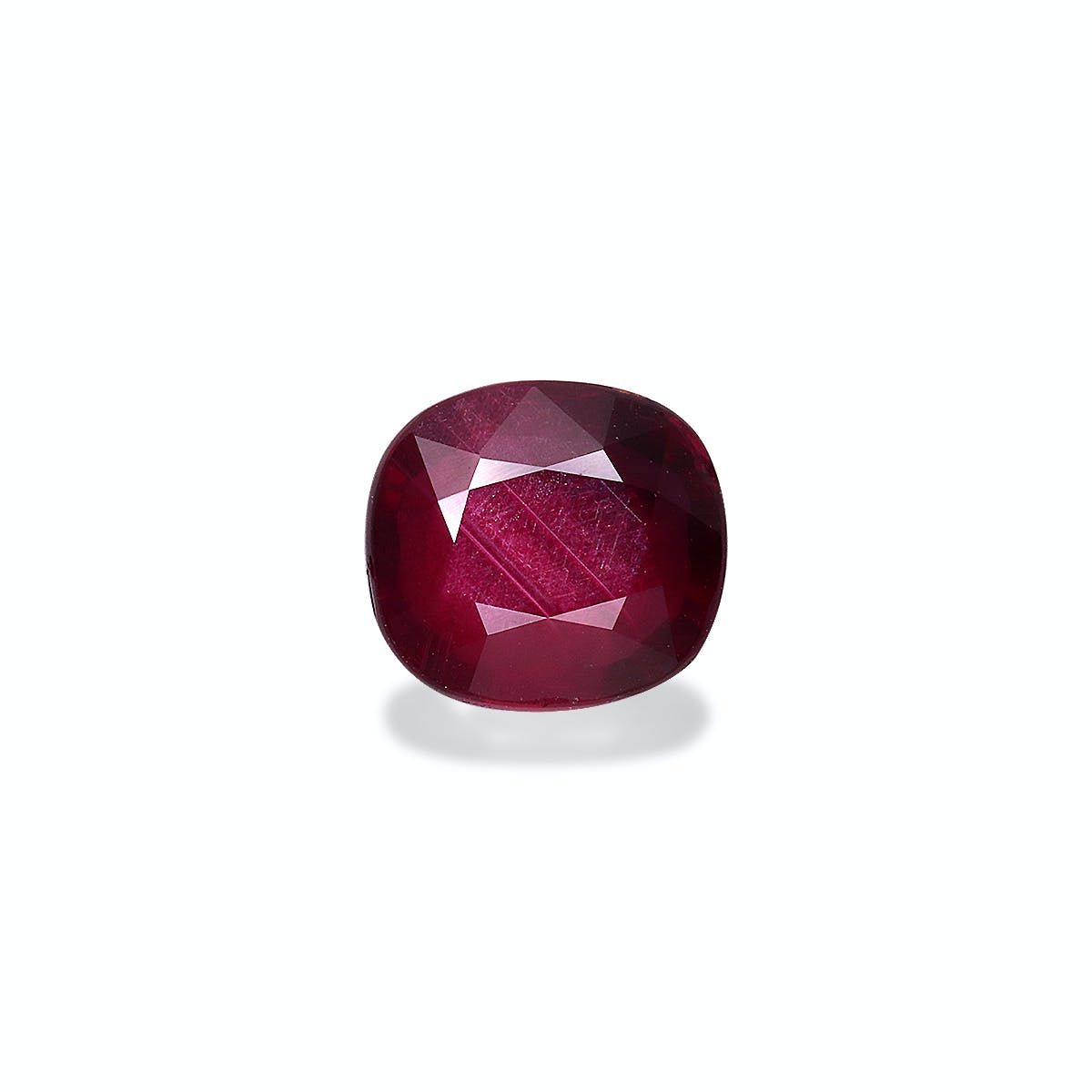 Mozambique Ruby Cushion  Red