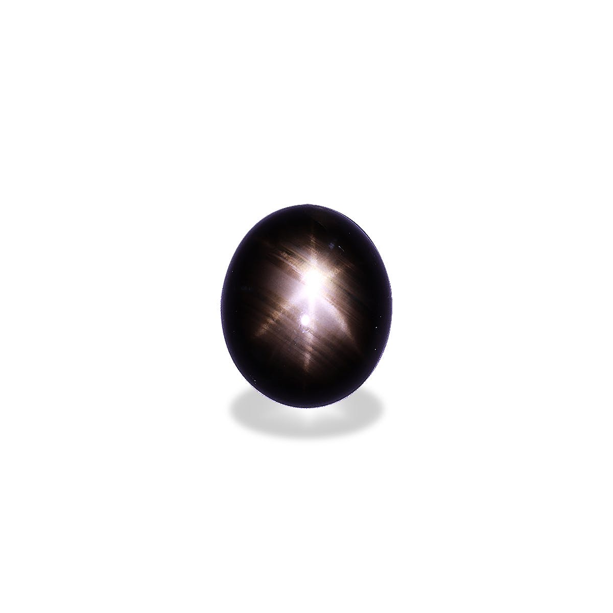 Star Sapphire>Black Star Sapphire Oval Cabochon Black