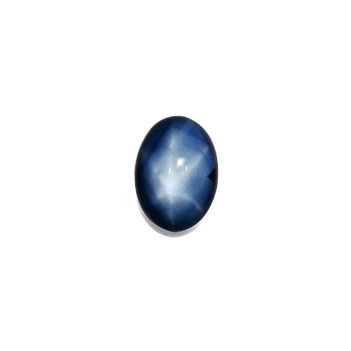 Star Sapphire>Blue Star Sapphire Oval Cabochon Blue