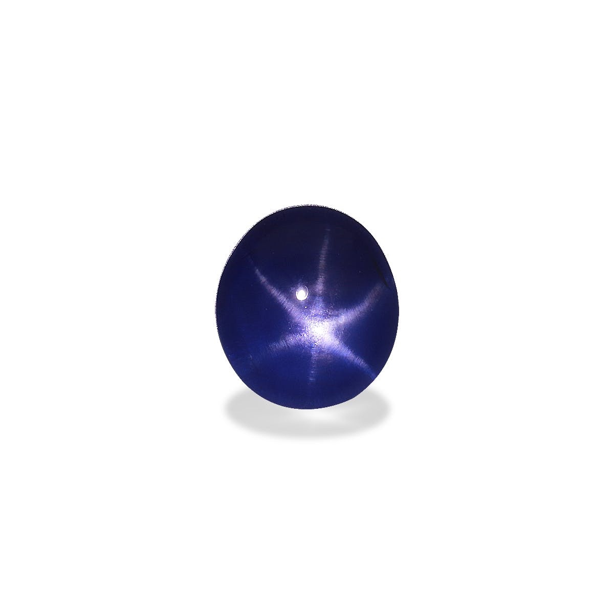 Star Sapphire>Blue Star Sapphire Oval Cabochon Blue