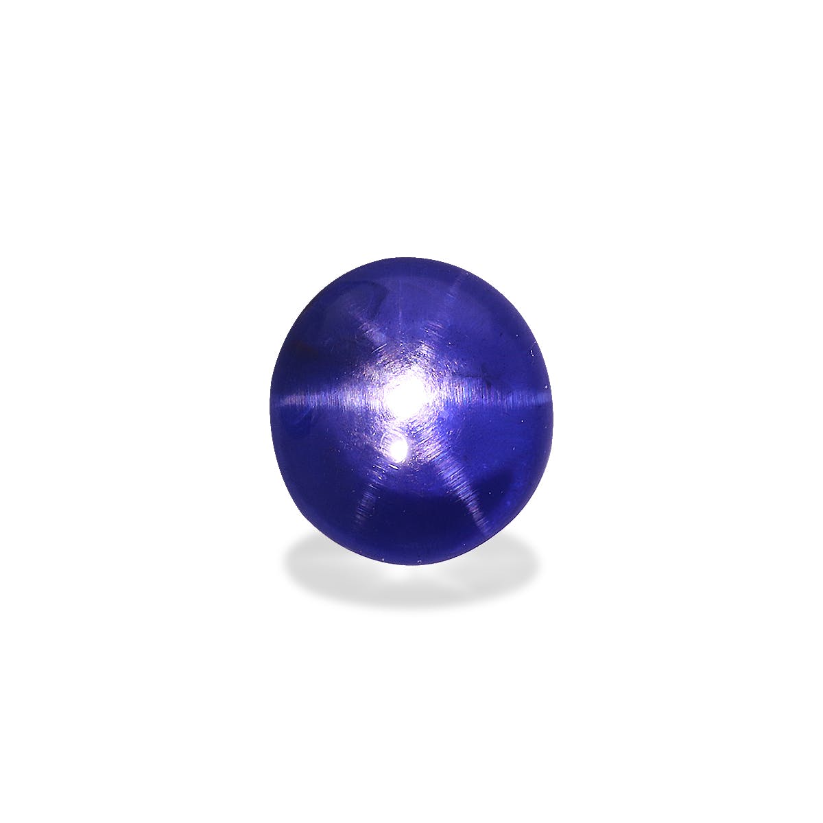 Star Sapphire>Blue Star Sapphire Oval Cabochon Blue