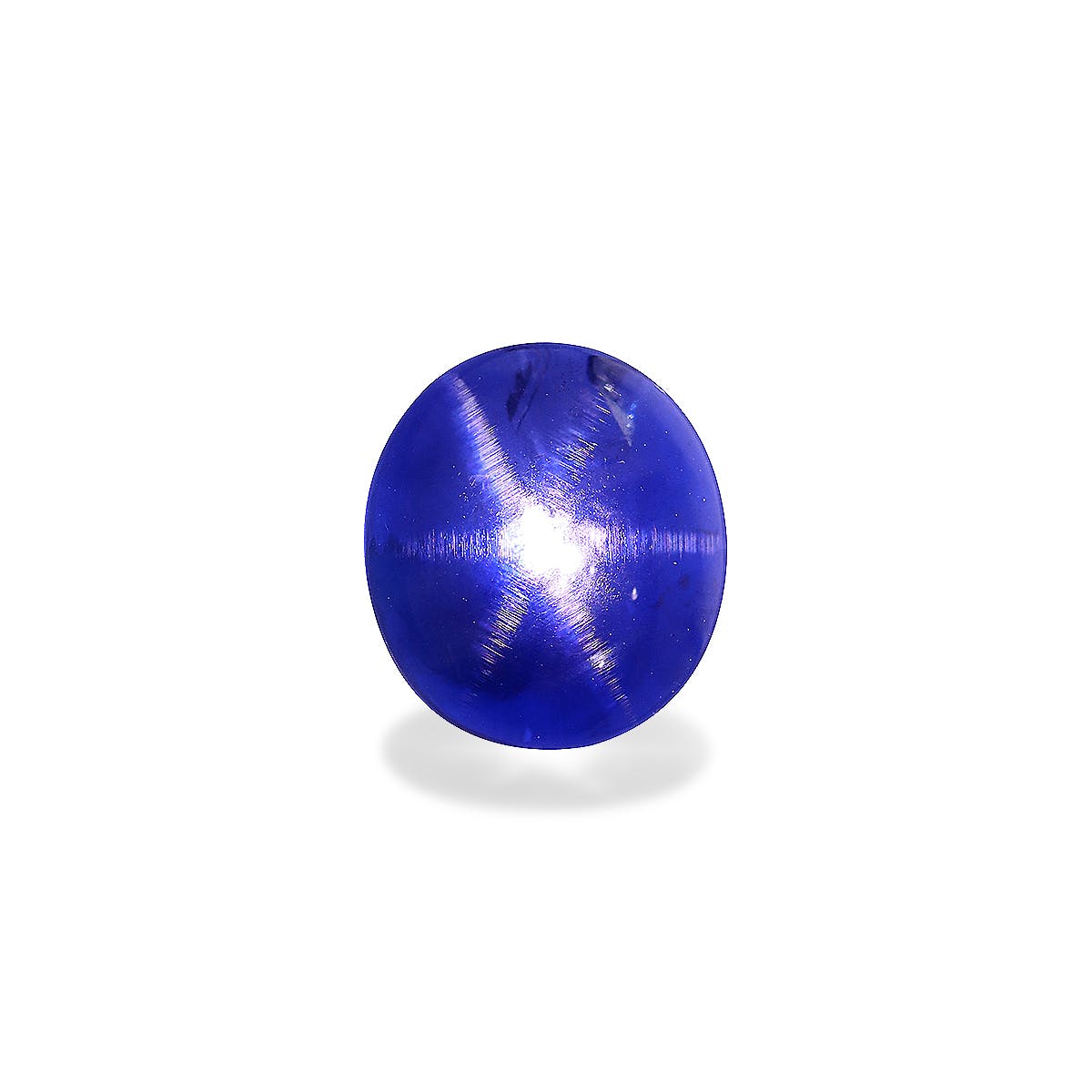 Star Sapphire>Blue Star Sapphire Oval Cabochon Blue