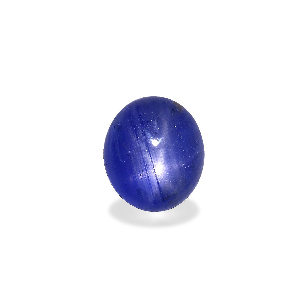 Star Sapphire>Blue Star Sapphire Oval Cabochon Blue