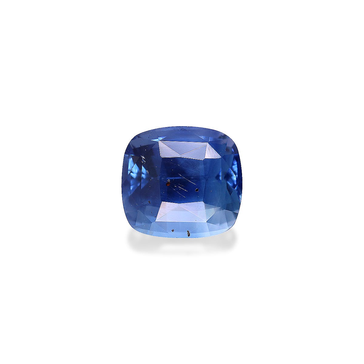 Blue Sapphire Cushion Fine Step Cut Blue