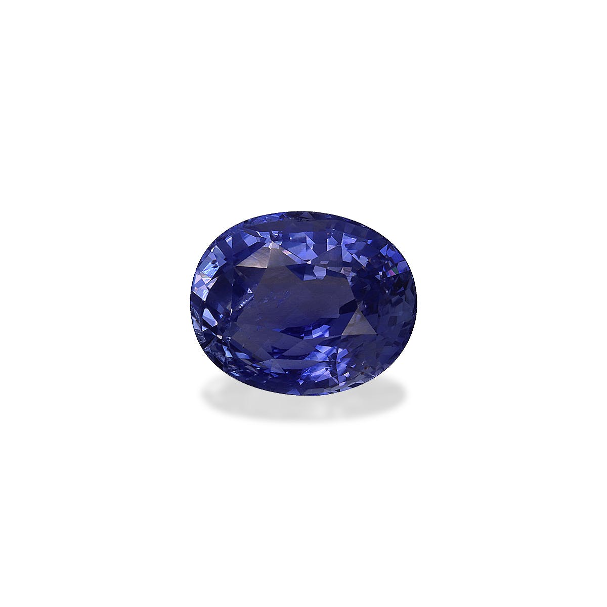 Blue Sapphire Oval Fine Step Cut Blue