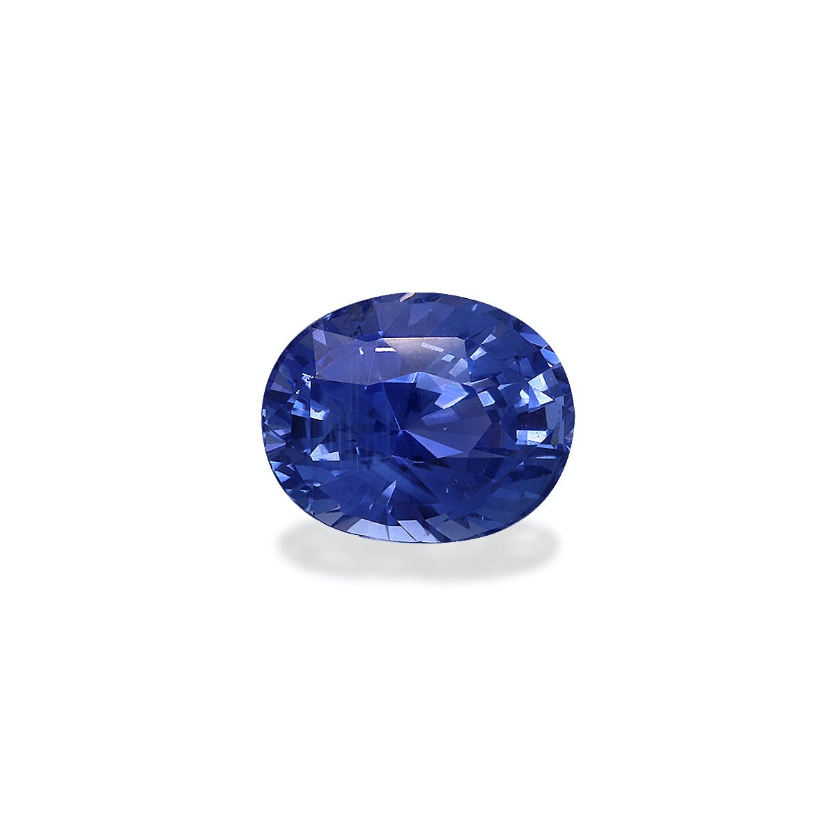 Blue Sapphire Oval Fine Step Cut Blue