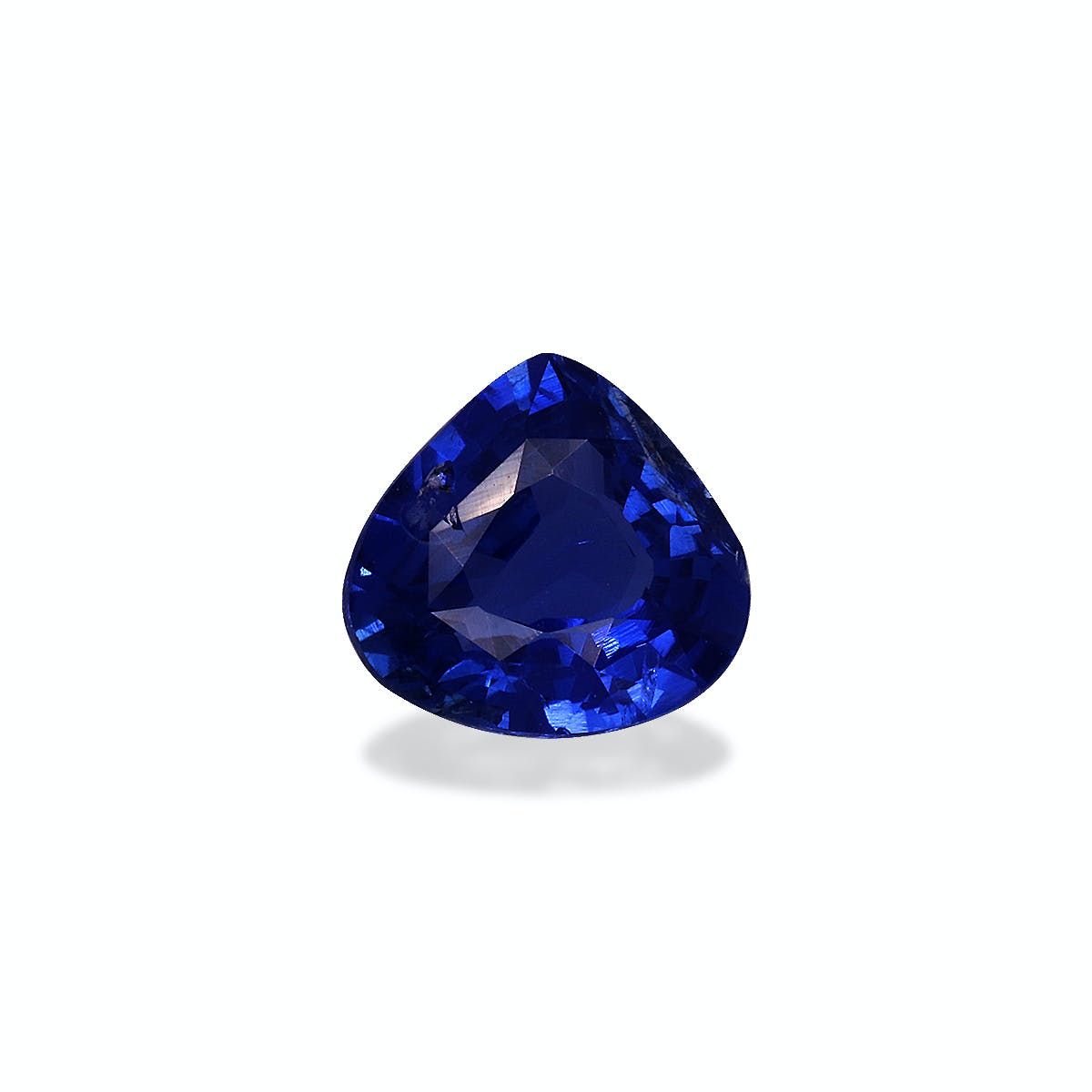 Blue Sapphire Pear Fine Step Cut Blue