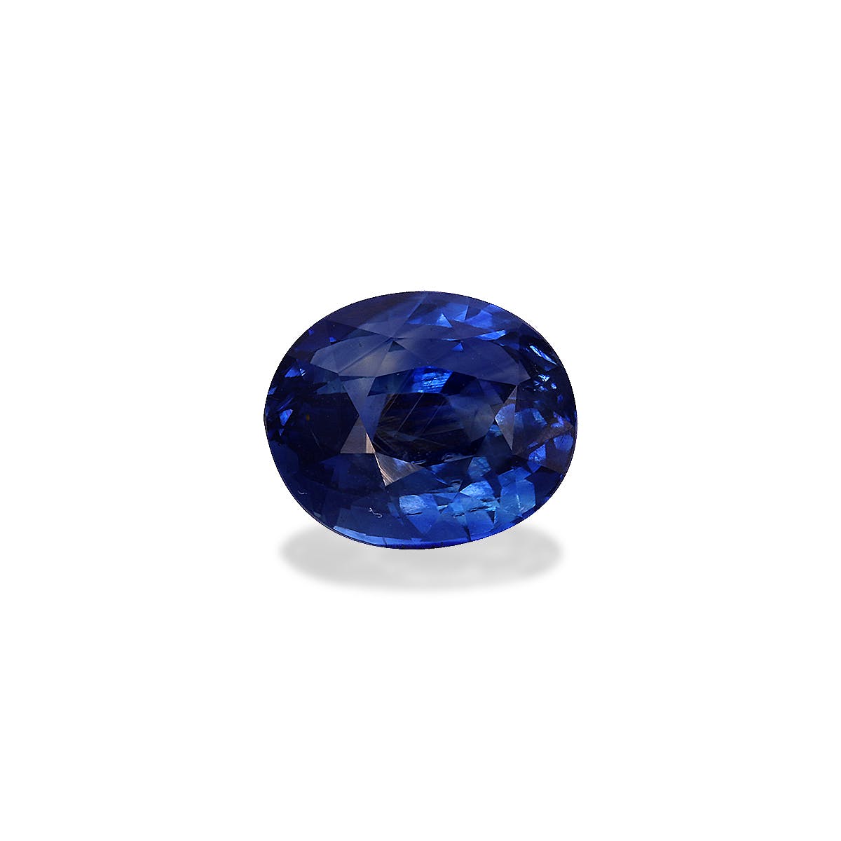 Blue Sapphire Oval Fine Step Cut Blue