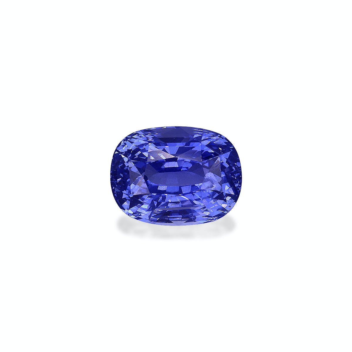 Blue Sapphire Cushion Fine Step Cut Blue