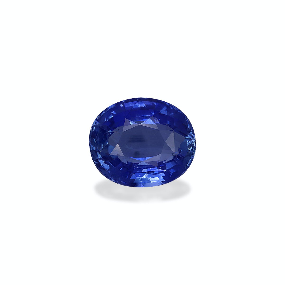 Blue Sapphire Oval Fine Step Cut Blue