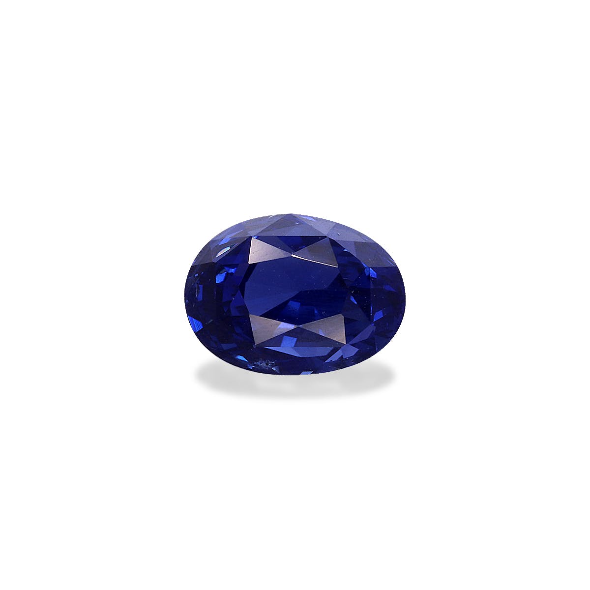 Blue Sapphire Oval Fine Step Cut Blue