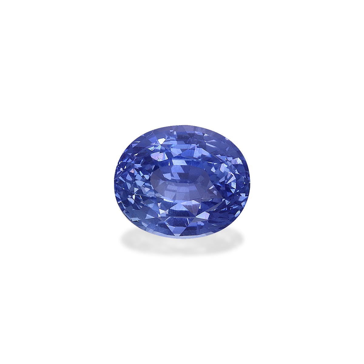 Blue Sapphire Oval Fine Step Cut Blue