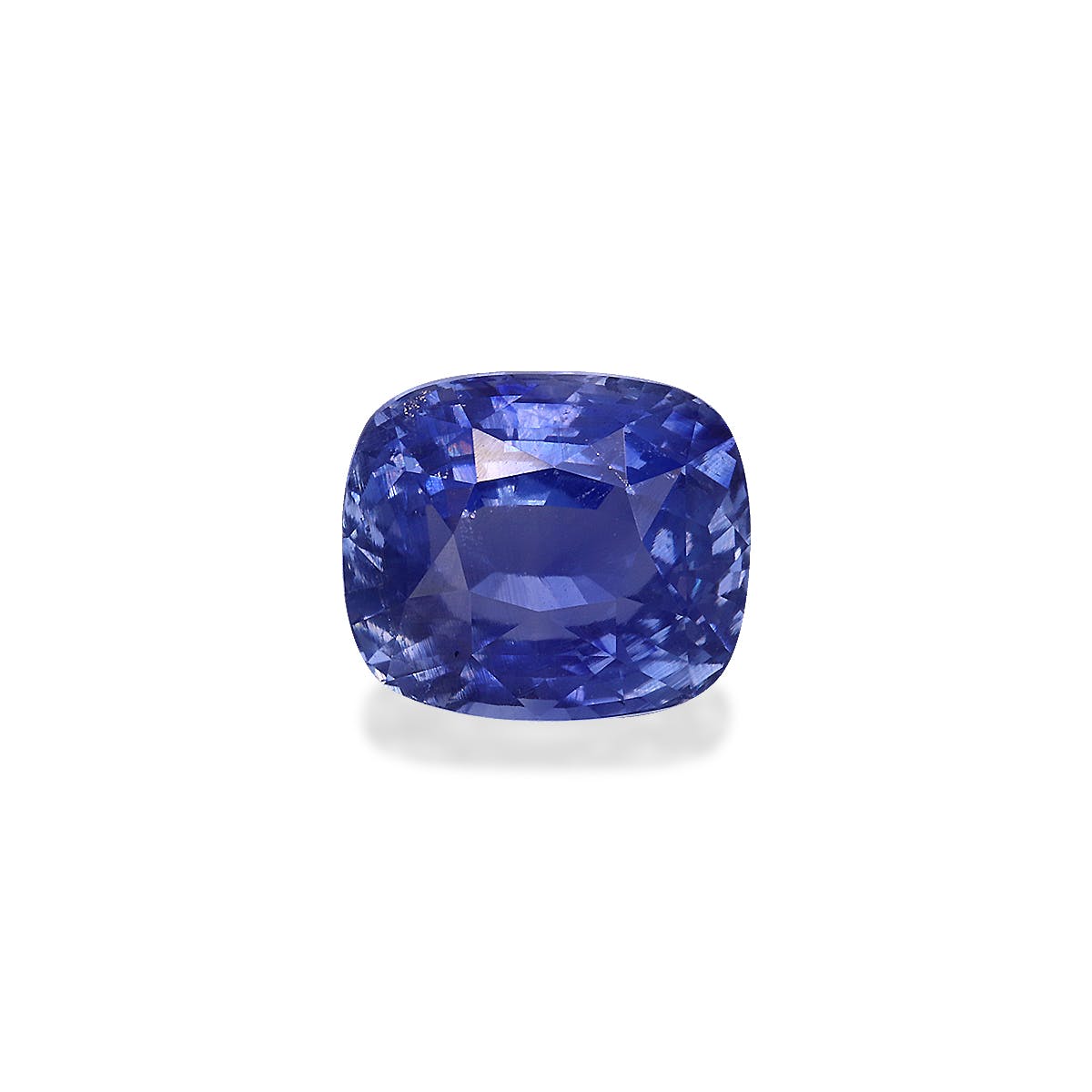 Blue Sapphire Cushion Fine Step Cut Blue