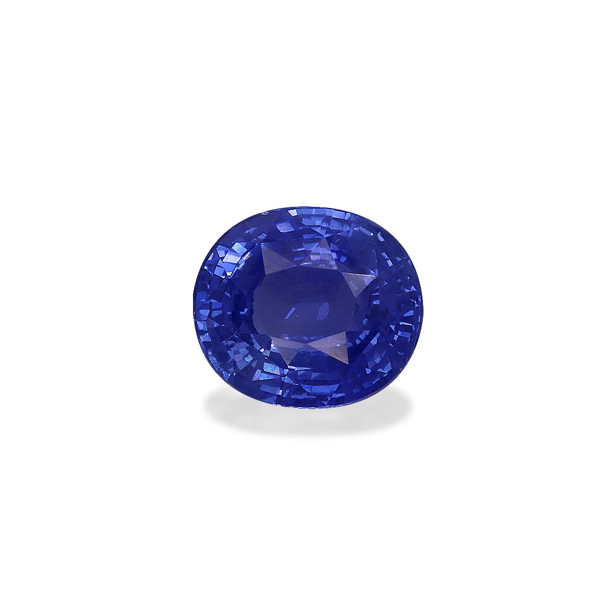 Blue Sapphire Oval Fine Step Cut Blue